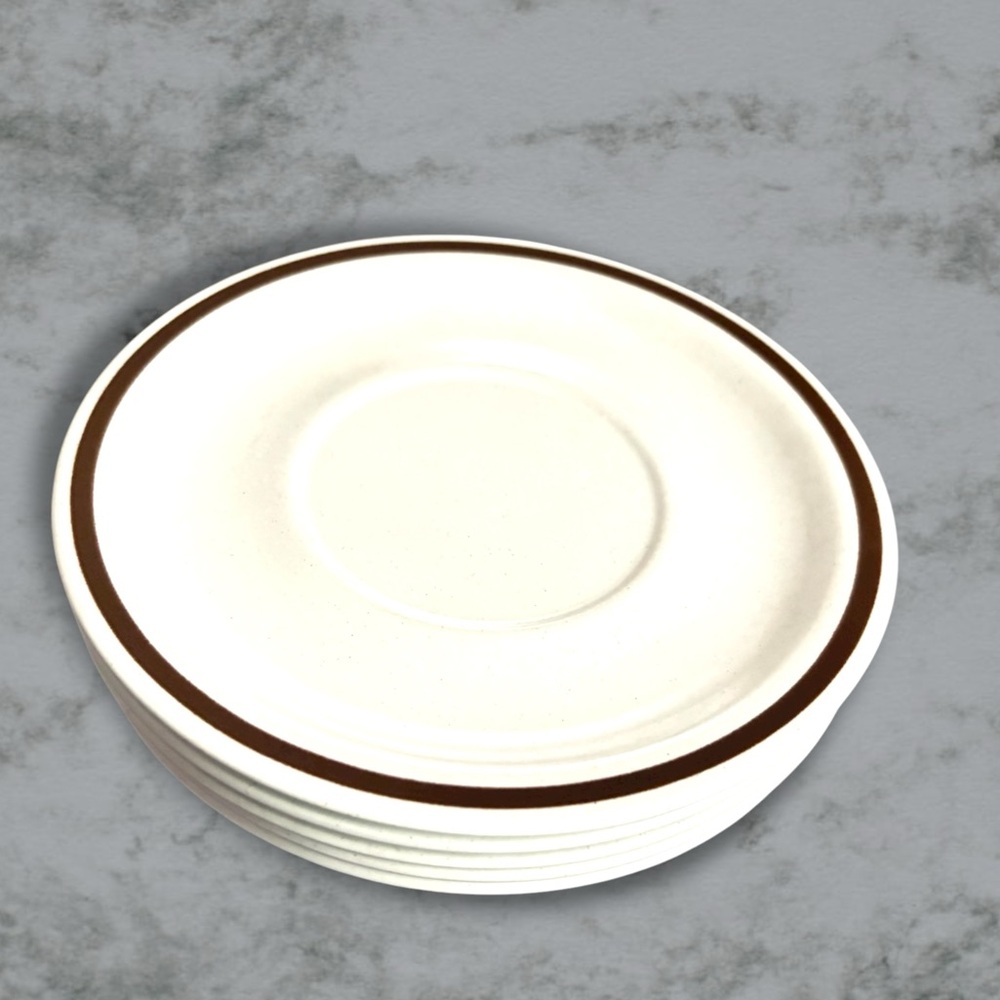 2 Small Saucers Plates Woodhaven Collection Pleasant Groves Set of 2 Vintage